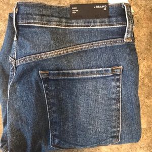 J brand ruby high rise crop jeans